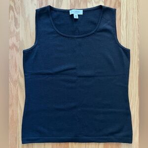St. John Collection Black Knit Top